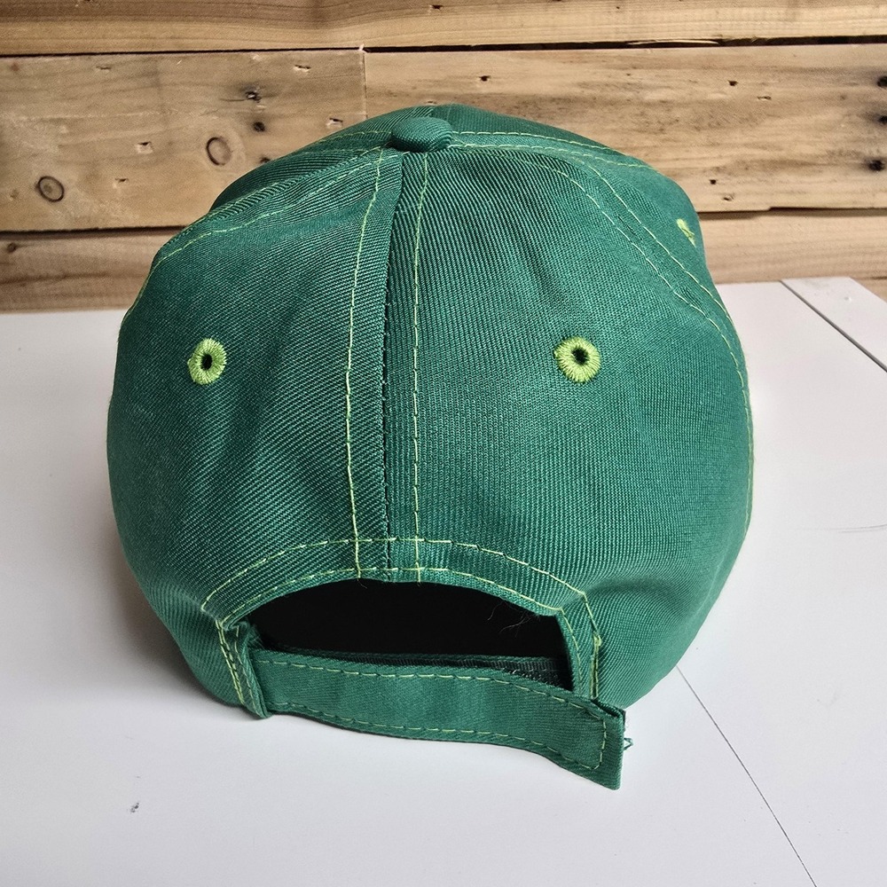 Mountain Dew Hat Cap Strap Back Green Embroidered Soda Advertising Mens Classic - Picture 5 of 8